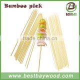 Bamboo Skewer With Custom Logo , Disposable Bamboo Skewer 600 x6 mm thumbnail-4