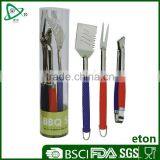 3pcs Stainless Steel Cool Bbq Grill Accessory With Plastic Handle thumbnail-1