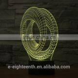 2016 New Factory Price Cutomized Image Magic Visual Illusion Light Touch Panel 3D Led Night Lights for Indoor Decoration thumbnail-3