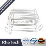 Wholesale Double Metal Wire Storage Standing Rack Holder thumbnail-1