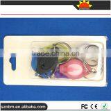 Small Portable Gift Keychain Plastic OEM White Light LED Keychain thumbnail-6