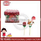 Rose Shape Toy Candy With Chocolate Bean for Valentines thumbnail-1