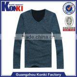 Best Selling v Neck Ladies Plain Long Sleeve t Shirt thumbnail-1