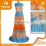 Fashionable Muti-color French Lace Fabric French Lace Wedding Dress for Ladies FL0246 thumbnail-1