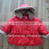 Baby Winter Red Coat With Belt thumbnail-1