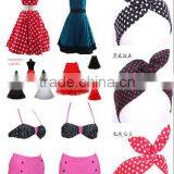 Bestdress ROCKABILLY WIRE HAIR BAND HEAD WRAP VINTAGE WIRE HEADBAND WIRED HEAD RETRO SCARF thumbnail-1