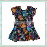 Cotton Pinafore Dress Children Mouse Paradise Cartoon Print Boutique Baby Girs Dress thumbnail-1