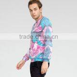 Custom Unisex 3D Pink Dove Sublimation Popular Casual Sweatshirt thumbnail-1