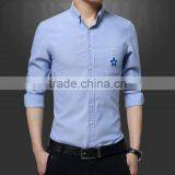 Fancy Non Iron Slim Fit Button Down Oxford Dress Shirt thumbnail-3