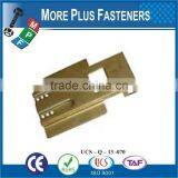 Made in Taiwan Auto Terminal Nickel Plated Customized Steel Metal Progressive Brass Stamping Metal Parts thumbnail-3