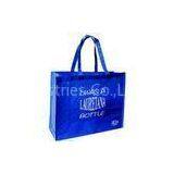 Customized Eco Friendly Recyclable Bag, Blue RPET Shopping Bags For Supermarket thumbnail-1