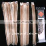 Fashionable and Sparkle Synthetic Clip in Hair Extension at Wholesale Price