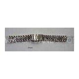 Stainless Steel Watch Strap With Buckle, Metal Steel Watch Band Customized Size thumbnail-1