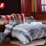 Very Warm and Soft pv Plush Fabric Quilt Cover Patchwork Bedding Set Bedspreads thumbnail-1