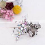 Vintage Bohemia Large Crystal Stone Big Ring Colorful Russian Indian Ring Women Exaggerated Decorate Party Jewelry thumbnail-3