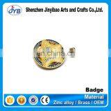 Custom High End Metal Copper 0.6mm Name Tags Bronze Plate Badge thumbnail-3