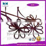 Flat Pre-tied Ribbon Elastic Bow,Satin Stretch Loop thumbnail-3