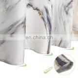 Marble Ink Texture Background Pattern Print Luxurious Shower Curtain thumbnail-3