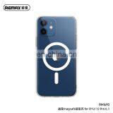 REMAX Transparent TPU Magnetic Phone Case for Iphone 12 Mini 5.4 / Pro 6.1/ Pro Max 6.7 thumbnail-2