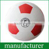 Training Soccer Size 5 Rubber Football Balls for Promotion