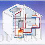 Split Heat Pipe Solar Heater