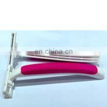 China Factory Wholesale Shaver Portable Women Facial Shaver Twin Blade Disposable Razor 4pcs Card JiLiMi Women Face Razor thumbnail-4