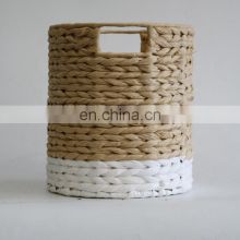 wholesale grand craft white bottom wicker laundry basket set furniture