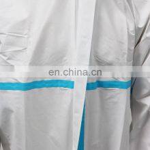 Type4 5 6 SF Micro-porous Heat Sealing Taped Disposable Coverall for Body Protection thumbnail-4