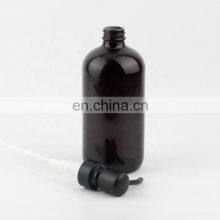 Factory Made Black Foam Packaging Shampoo Pump Kitchen Sink Soap Dispenser Black 500Ml Plastic Bottle With Gold Pump thumbnail-4