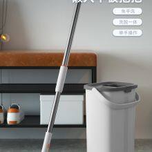 Household Hand Free 360 Easy Use Floor Cleaner Flat Squeeze Mop With Bucket Self-Cleaning Mop thumbnail-5