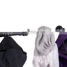 Heavy Duty Wall Mounted Metal Industrial Pipe Coat Rack thumbnail-4