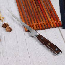 6/8 Inch Fish Fillet Knife Forged Japanese 420J2 High Carbon Stainless Steel Sandalwood Handle Boning Knife thumbnail-2