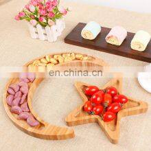 Wholesale Best Selling Kitchen Multifunction Eco Friendly Natural Sushi Ccoffee Star Creative Bamboo Serving Tray thumbnail-1