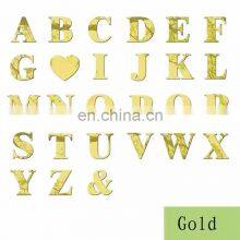 3D DIY Wall Stickers ps Plastic Mirror Wall Sticker Alphabet English Letters Home Decoration Creative Mirror Wall Sticker thumbnail-5