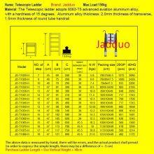 Single Telescopic Ladder With Hook thumbnail-2