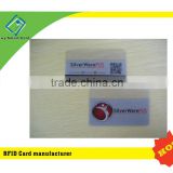 printing pvc transparent business card with magnetic stripe