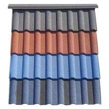 China Factory Outlet 1300MM*420MM Thickness Galvalume Color Stone Coated Metal Roof Sheets thumbnail-3