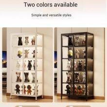 Современный стеклянный витринный шкаф с регулируемыми полками для выставки трофеев и сертификатов thumbnail-5