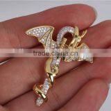 2016 Newest Style 925 Silver Biker Mens Tribe Gothic Dragon Sword Pendant Hip Hop Costume Jewelry thumbnail-5