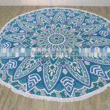 Custom Printed Mandala Roundie Beach Towel thumbnail-4