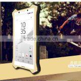 Love Mei MK2 Series Metal Aluminum Phone Cases Cover Flip Leather Shockproof Case For Sony Xperia Z5 TB-0152 thumbnail-3