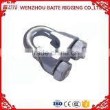 Factory Price Galvanized Powder Coated us Type Drop Din 741 Metal Wire Rope Clip