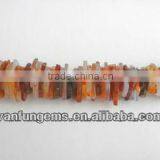 Red Agate Slice Centre Drill thumbnail-1