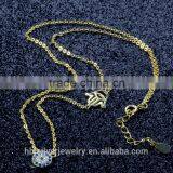 2017 Latest 925 Sterling Silver Jewelry Necklace With Gold Plating thumbnail-4