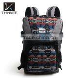 Square-national-and-european-and-american-style-floral-waterproof-canvas-travel-backpacks