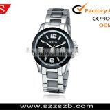 Fashion Woods stainless steel with wooden quartz Mens watch - runs and keeps time