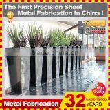 Kindle 2014 New Polychrome Galvanized Oblong Flower Garden Pots