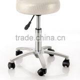 2015 very comfortable steel base salon stool