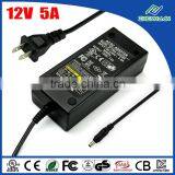 Digital Photo Frame Power Adapter 12V 5A Laptop Power Supply UL Listed thumbnail-1