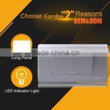 Power Electrical Wall Plug Lan Wall 3 Hole Socket Surge Protector Light Switch Plate Wall Covers Brown